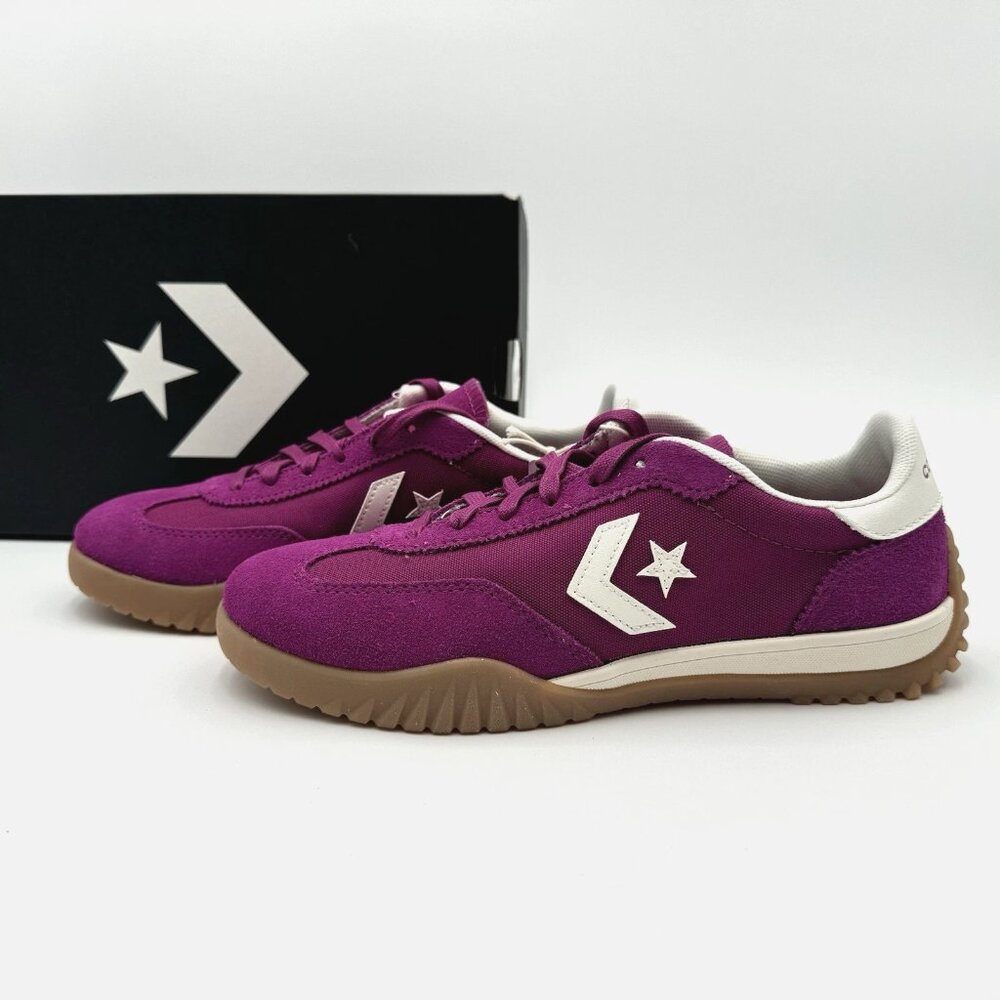 NEW Converse Run Star Trainer Ox Suede Shoe Women's Size 7 / Men's 5.5 Violet